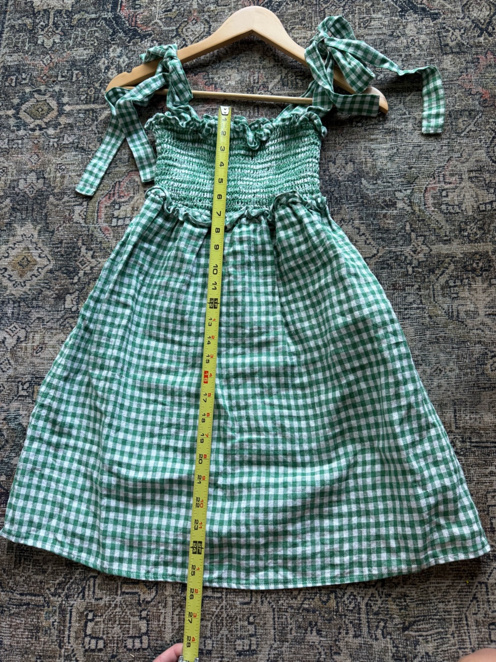 Reformation gingham linen dress - Picture 4 of 4